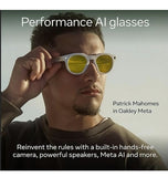 OAKLEY META HSTN SMART GLASSES BLACK/PRIZM BLACK POLARIZED
