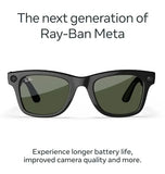 RAY-BAN META - WAYFARER (GEN2) LARGE SHINY BLACK/GREEN