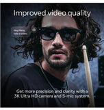 RAY-BAN META - SKYLER (GEN2) REGULAR SHINY CHALKY GREY/TRANSITIONS SAPPHIRE