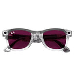 RAY-BAN META - WAYFARER (GEN2) REGULAR MATTE TRANSPARENT/TRANSITIONS RUBY LIMITED EDITION