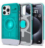 IPHONE 15 PRO PREMIUM CLASSIC C1 MAGFIT CASE BONDI BLUE | SPIGEN