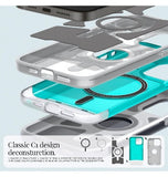 IPHONE 15 PRO PREMIUM CLASSIC C1 MAGFIT CASE BONDI BLUE | SPIGEN