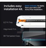 IPHONE 15 PRO MAX PREMIUM TEMPERED GLASS SCREEN PROTECTOR 2PK | SPIGEN