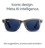 RAY-BAN META - WAYFARER (GEN2) REGULAR SHINY TRANSPARENT GREY/TRANSITIONS SAPPHIRE LIMITED EDITION