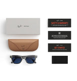 RAY-BAN META - WAYFARER (GEN2) REGULAR SHINY TRANSPARENT GREY/TRANSITIONS SAPPHIRE LIMITED EDITION