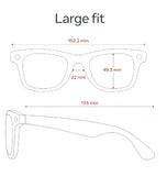 RAY-BAN META - WAYFARER (GEN2) LARGE SHINY TRANSPARENT GREY/TRANSITIONS SAPPHIRE LIMITED EDITION