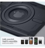 IPHONE 15 PRO MAX PREMIUM CLASSIC C1 MAGFIT CASE GRAPHITE | SPIGEN