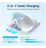 AMVR MAGNETIC 2-IN-1 CHARGING DOCK FOR RAY BAN META