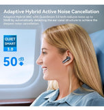 EARFUN AIR PRO 4 ADAPTIVE HYBRID NOISE CANCELING WIRELESS EARBUDS BLACK