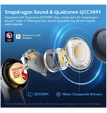 EARFUN AIR PRO 4 ADAPTIVE HYBRID NOISE CANCELING WIRELESS EARBUDS BLACK