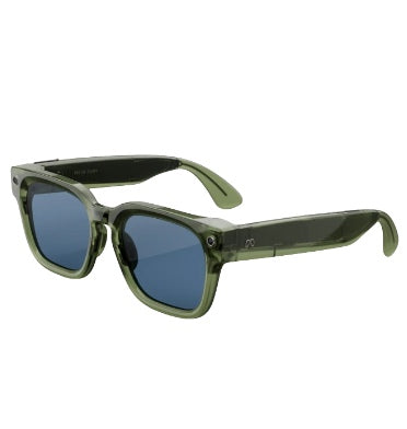 META GLASSES FURY STANDARD RACING GREEN/LIGHT BLUE ATLANTIC