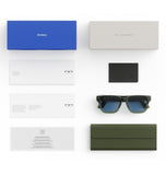 META GLASSES FURY STANDARD RACING GREEN/LIGHT BLUE ATLANTIC