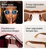 META GLASSES ADVENTURER LARGE CLASSIC BLACK/GREY TRANSITIONS