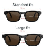 META GLASSES ADVENTURER LARGE CLASSIC BLACK/GREY TRANSITIONS