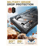 SAMSUNG GALAXY Z FOLD 6 FULL BODY RUGGED PROTECTIVE CASE WITH S PEN SLOT BLACK | SUPCASE