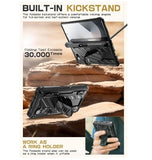 SAMSUNG GALAXY Z FOLD 6 FULL BODY RUGGED PROTECTIVE CASE WITH S PEN SLOT BLACK | SUPCASE