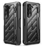 SAMSUNG GALAXY Z FOLD 5 FULL BODY RUGGED PROTECTIVE CASE WITH S PEN SLOT BLACK | SUPCASE
