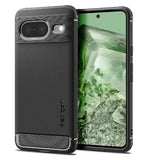 GOOGLE PIXEL 8 PREMIUM RUGGED ARMOR CASE BLACK | SPIGEN