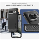 GOOGLE PIXEL 8 PREMIUM RUGGED ARMOR CASE BLACK | SPIGEN