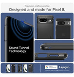 GOOGLE PIXEL 8 PREMIUM RUGGED ARMOR CASE BLACK | SPIGEN