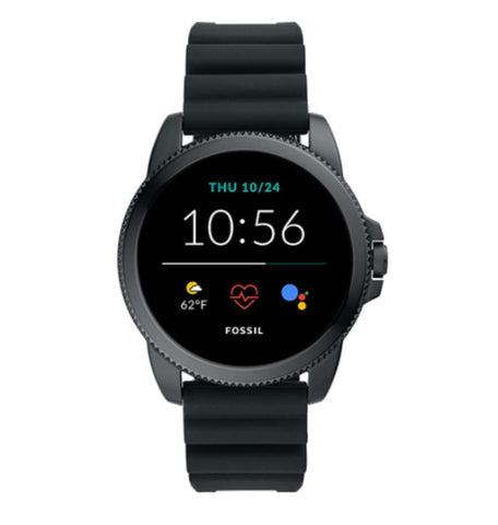 FOSSIL GEN 5E SMARTWATCH BLACK SILICONE (2021) – ZEEK