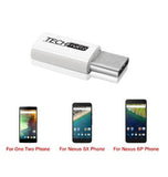 USB-C TO MICRO USB ADAPTER 2PK WHITE | TECHMATTE