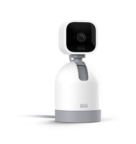 BLINK MINI PAN/TILT INDOOR SECURITY CAMERA WHITE – ZEEK