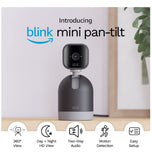 BLINK MINI PAN/TILT INDOOR SECURITY CAMERA BLACK