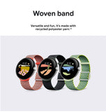 GOOGLE PIXEL WATCH WOVEN BAND CORAL