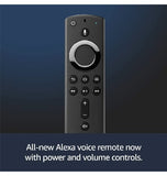 AMAZON FIRE TV STICK 4K (2018) STREAMING MEDIA PLAYER WITH ALEXA VOICE REMOTE
