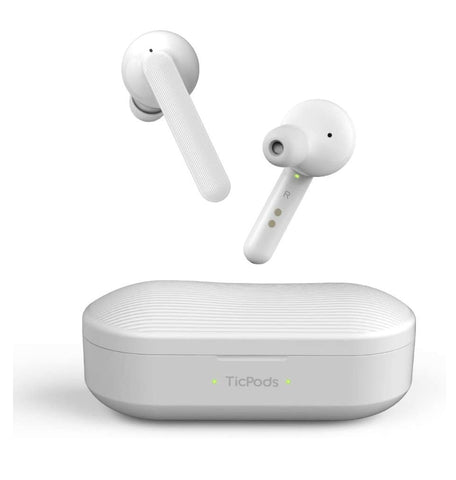 TICPODS FREE WIRELESS BLUETOOTH EARBUDS ICE WHITE NEW/OPEN BOX