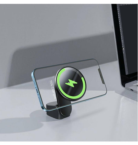 BASEUS 15W WIRELESS MAGNETIC CAR CHARGER VENT/DASH MOUNT FOR