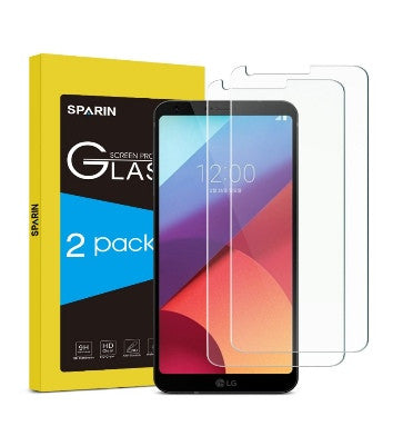 LG G6 PREMIUM TEMPERED GLASS SCREEN PROTECTOR 9H 2PK | SPARIN