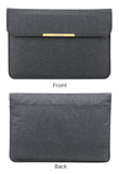 HYZUO 13" LAPTOP PROTECTIVE SLEEVE CASE WITH CARRY BAG CHIFFON FABRIC DARK GRAY