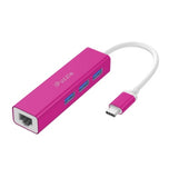 USB-C 3PORT USB-A HUB WITH GIGABIT ETHERNET ADAPTOR | IPUZZLE