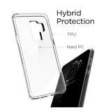 SAMSUNG GALAXY S9+ PREMIUM AIR CUSHION HYBRID CASE CRYSTAL CLEAR | SPIGEN