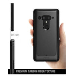 HTC U12+ PREMIUM SLIM FIT KARBON SHIELD CASE BLACK | POETIC