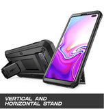 SAMSUNG GALAXY S10+ FULL BODY RUGGED PROTECTIVE CASE BLACK | SUPCASE