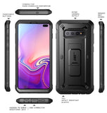 SAMSUNG GALAXY S10+ FULL BODY RUGGED PROTECTIVE CASE BLACK | SUPCASE