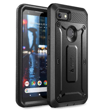 GOOGLE PIXEL 3A FULL BODY RUGGED PROTECTIVE CASE WITH SCREEN PROTECTOR BLACK | SUPCASE