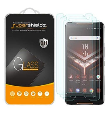 ASUS ROG PHONE PREMIUM TEMPERED GLASS SCREEN PROTECTOR 9H 3PK | SUPERSHIELDZ