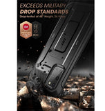 SAMSUNG GALAXY S20+ FULL BODY RUGGED PROTECTIVE CASE BLACK | SUPCASE