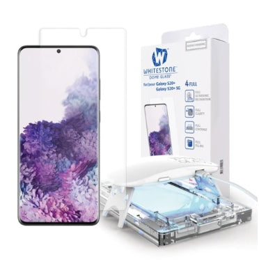 SAMSUNG GALAXY S20+ TEMPERED SCREEN PROTECTOR 3D CURVED DOME GLASS | WHITESTONE