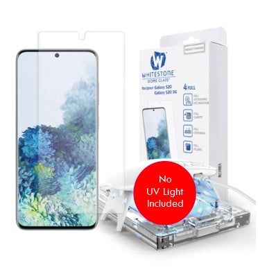 SAMSUNG GALAXY S20 TEMPERED SCREEN PROTECTOR 3D CURVED DOME GLASS REPLACEMENT KIT | WHITESTONE