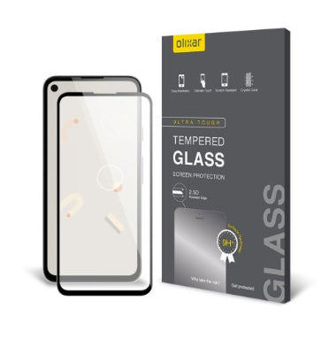 Tempered Glass Screen Pixel 4a 5g Screen Protector OMOTON 4-Pack