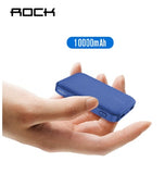 ROCK MINI 10000mAh DUAL USB POWERBANK BLUE