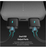 ROCK MINI 10000mAh DUAL USB POWERBANK BLUE