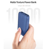 ROCK MINI 10000mAh DUAL USB POWERBANK BLUE