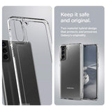 SAMSUNG GALAXY S21+ PREMIUM ULTRA HYBRID CRYSTAL CASE CLEAR | SPIGEN