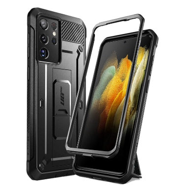 SAMSUNG GALAXY S21 ULTRA FULL BODY RUGGED PROTECTIVE CASE BLACK | SUPCASE